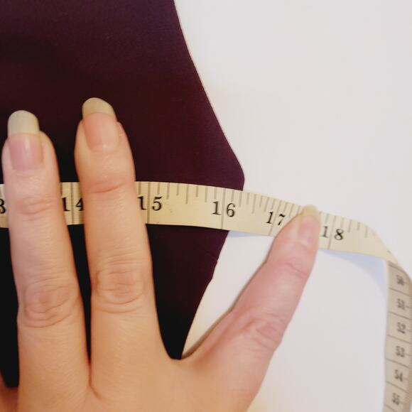 Wilfred Aritzia maroon red slip dress Size 8 minimal clean girl old money - Picture 10 of 11